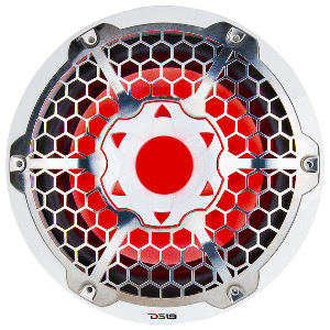 DS18 HYDRO 10" SUBWOOFER W/RGB LIGHTS, 600W, WHITE