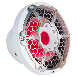 DS18 HYDRO 12" SUBWOOFER W/RGB LIGHTS, 700W, WHITE