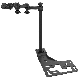 RAM MOUNT RAM NO-DRILL UNIVERSAL MOUNT W/ DOUBLE SWING ARM F/HEAVY DUTY TRUCKS