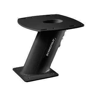 SCANSTRUT APT-250-01-B, ALUMINUM POWERTOWER RADAR MOUNT, 10" AFT LEANING, BLACK