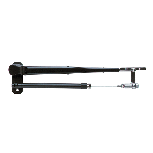 MARINCO WIPER ARM, DELUXE BLACK STAINLESS STEEL PANTOGRAPHIC, 12"-17" ADJUSTABLE