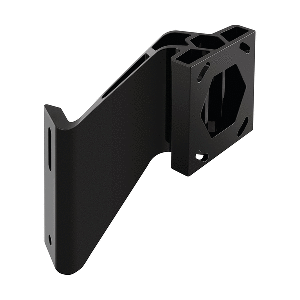 MINN KOTA RAPTOR JACK PLATE ADAPTER BRACKET, STARBOARD, 2" SETBACK, 4" RISE, BLACK