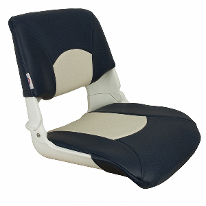 SPRINGFIELD SKIPPER STANDARD SEAT FOLD DOWN, WHITE/BLUE
