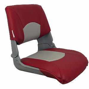 SPRINGFIELD SKIPPER STANDARD SEAT FOLD DOWN, GREY/RED
