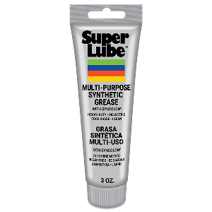 SUPER LUBE MULTI-PURPOSE SYNTHETIC GREASE W/SYNCOLON, 3OZ TUBE