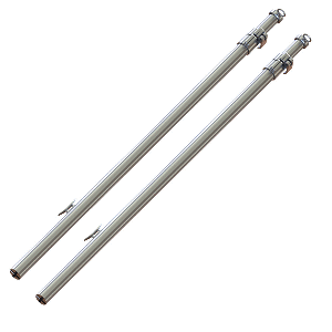 TACO TELE-SUN ALUMINUM SHADE POLES W/CARRY BAG