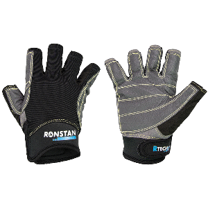 RONSTAN STICKY RACE GLOVES, BLACK, S