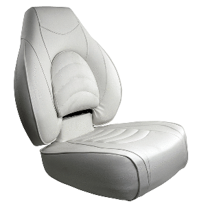 SPRINGFIELD FISH PRO HIGH BACK FOLDING SEAT, WHITE