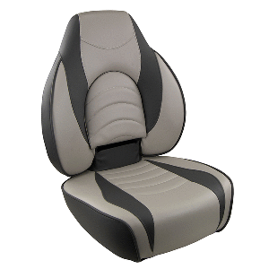 SPRINGFIELD FISH PRO HIGH BACK FOLDING SEAT, CHARCOAL/GREY