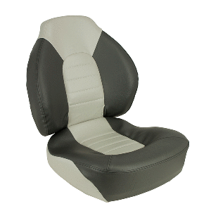 SPRINGFIELD FISH PRO MID BACK FOLDING SEAT, CHARCOAL/GREY