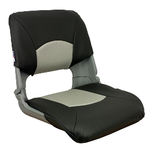 SPRINGFIELD SKIPPER STANDARD FOLDING SEAT, GREY/CHARCOAL