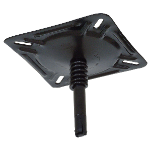 SPRINGFIELD KINGPIN 7" X 7" SEAT MOUNT W/SPRING, E-COAT FINISH