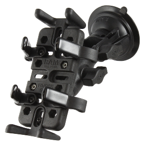RAM MOUNT RAM FINGER-GRIP UNIVERSAL MOUNT W/RAM TWIST-LOCK SUCTION CUP