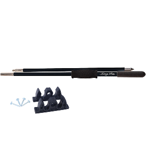 PANTHER 8' KING PIN ANCHOR POLE, 2-PIECE, BLACK