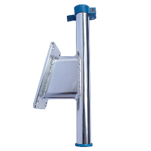 PANTHER 5" SET BACK TRANSOM MOUNT BRACKET, CLEAR, ANODIZED