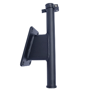 PANTHER 5" SET BACK TRANSOM MOUNT BRACKET, BLACK, POWDER COAT