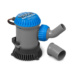 TRAC OUTDOORS BILGE PUMP, 800/1100 GPH, NON-AUTOMATIC