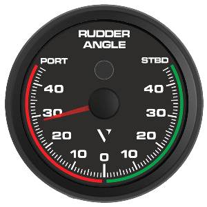 VERATRON PROFESSIONAL 85MM (3-3/8") RUDDER ANGLE INDICATOR F/NMEA 0183