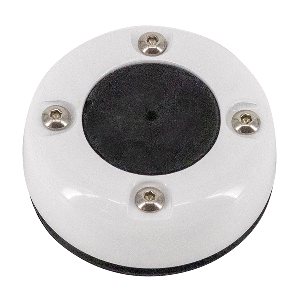 SEAVIEW CABLE SEAL W/COVER, WHITE POWDER COATED STAINLESS STEEL F/WIRE UP TO 27.55MM/1.08"