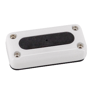SEAVIEW CABLE SEAL W/COVER, WHITE POWDER COATED STAINLESS STEEL F/WIRE UP TO 10.6MM/0.5"