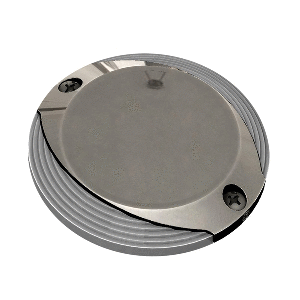 LUMITEC SCALLOP SURFACE MOUNT PATHWAY LIGHT, SPECTRUM RGBW/WARM WHITE, STAINLESS STEEL HOUSING