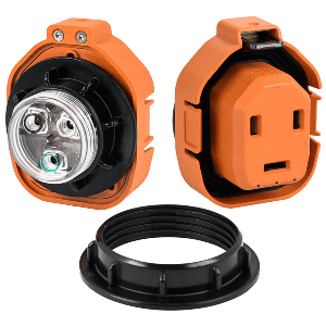 SMARTPLUG 30 AMP 125V FEMALE RECEPTACLE, DOCKSIDE