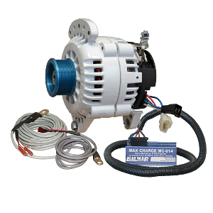 BALMAR ALTERNATOR 100 AMP KIT 12V 3.15" DUAL FOOT SADDLE J10 PULLEY REGULATOR & TEMP SENSOR