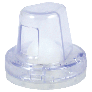 TH MARINE FLOW-MAX BALL SCUPPER, CLEAR