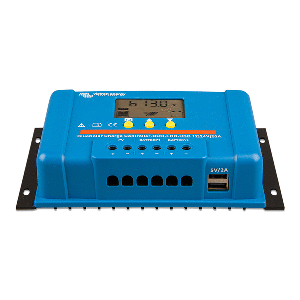 VICTRON BLUESOLAR PWM CHARGE CONTROLLER (DUO) LCD & USB CHARGE CONTROL, 12/24VDC, 20A