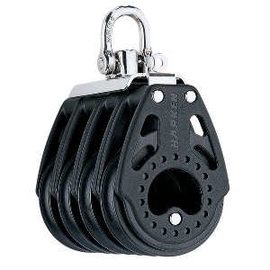 HARKEN 57MM CARBO QUAD BLOCK, SWIVEL