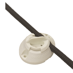 BARTON MARINE QUICK CLEAT, 5/16", WHITE