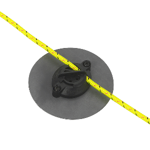 BARTON MARINE QUICK CLEAT, ON A PATCH F/INFLATABLES, 1/4"