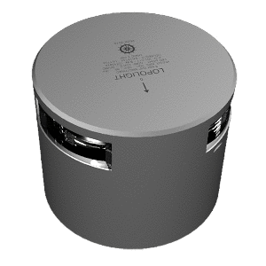 LOPOLIGHT SERIES 301-011KL, MASTHEAD LIGHT, 5NM, HORIZONTAL MOUNT, WHITE, SILVER HOUSING