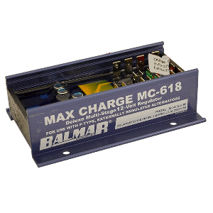 BALMAR MAX CHARGE MC618 MULTI-STAGE REGULATOR W/O HARNESS, 12V