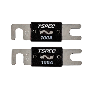 T-SPEC V8 SERIES 100 AMP ANL FUSE, 2 PACK