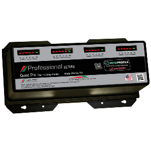 DUAL PRO PS4 AUTO 15A, 4-BANK LITHIUM/AGM BATTERY CHARGER