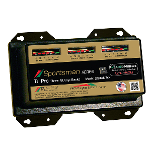 DUAL PRO SS3 AUTO 30A, 3-BANK LITHIUM/AGM BATTERY CHARGER