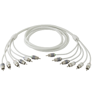T-SPEC V10 SERIES RCA AUDIO CABLE, 6 CHANNEL, 17' (5.18 M)