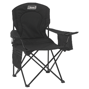 COLEMAN COOLER QUAD CHAIR, BLACK