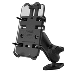 RAM MOUNT RAM QUICK-GRIP PHONE MOUNT W/DIAMOND BASE