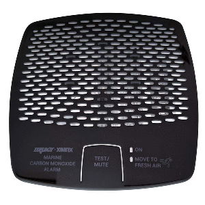 FIREBOY-XINTEX CO ALARM 12/24V DC W/INTERCONNECT, BLACK