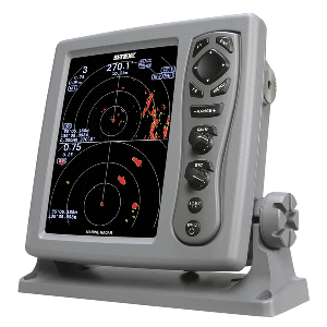 SITEX 8.5" COLOR LCD RADAR W/4KW OUTPUT, 1/16-36NM RANGE, 25" RADOME