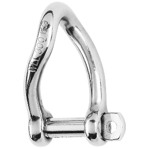 WICHARD SELF-LOCKING TWISTED SHACKLE, DIAMETER 8MM, 5/16"