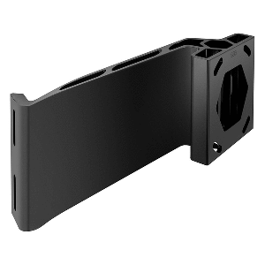 MINN KOTA RAPTOR JACK PLATE ADAPTER BRACKET, STARBOARD, 8" SETBACK, 6" RISE, BLACK