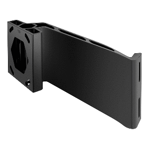 MINN KOTA RAPTOR JACK PLATE ADAPTER BRACKET, PORT, 8" SETBACK, 6" RISE, BLACK