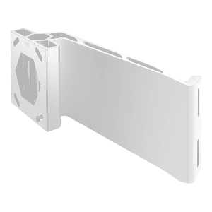 MINN KOTA RAPTOR JACK PLATE ADAPTER BRACKET, PORT, 8" SETBACK, 6" RISE, WHITE