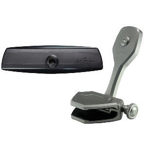 PTM WATERSPORTS MIRROR/BRACKET KIT W/VR-140 PRO MIRROR & ZXR-300 (TITANIUM GREY)