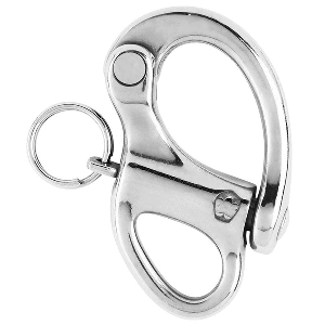 WICHARD 1-3/8" SNAP SHACKLE W/FIXED EYE, 35MM