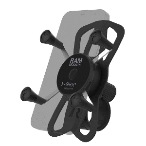 RAM MOUNT RAM X-GRIP PHONE MOUNT W/RAM TOUGH-STRAP HANDLEBAR BASE