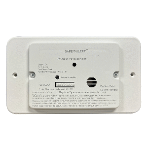 SAFE-T-ALERT 62 SERIES RV CARBON MONOXIDE, WHITE, FLUSH MOUNT, 12V W/TRIM RING